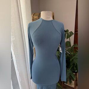 Free‎ People Intimately Blue Long Sleeve Dress